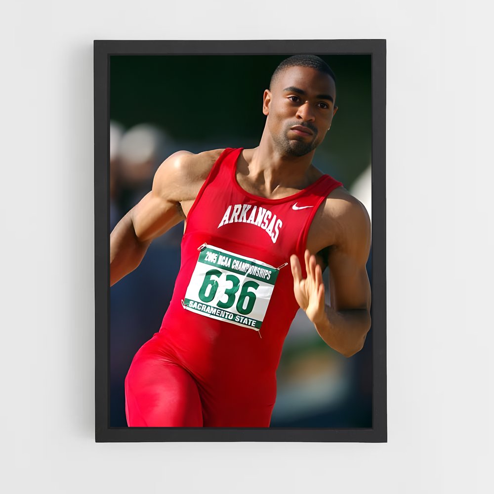 Poster Tyson gay – affiche Athlétisme (vue 2)